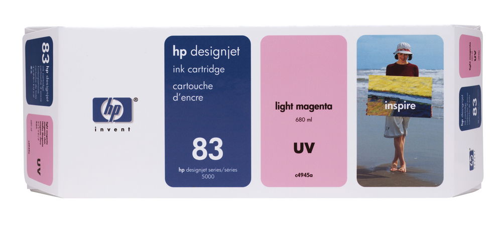 HP 83 680-ml Light Magenta DesignJet UV Ink Cartridge cartucho de tinta 1 pieza(s) Original Magenta claro HP 83 680-ml Light Magenta DesignJet UV Ink Cartridge cartucho de tinta 1 pieza(s) Original Magenta claro