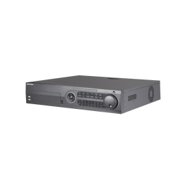 DVR 8 Megapixel / 24 Canales TURBOHD + 16 Canales IP / 8 Bahías de Disco Duro / Arreglo RAID / 16 canales de Audio / 16 Entradas de Alarma