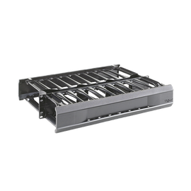Organizador de Cables Horizontal CableTek, Doble (Frontal y Posterior), Para Rack de 19in, 2UR