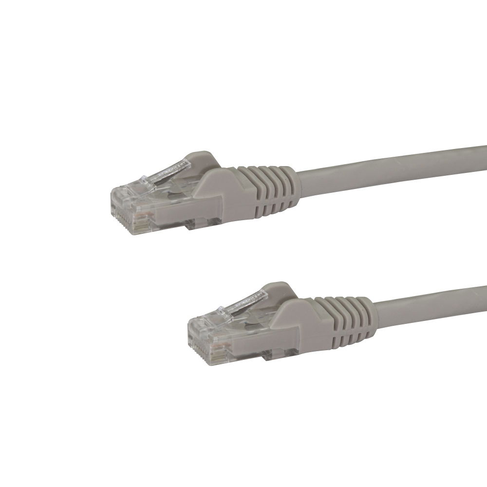 StarTech.com 150 ft Gray Cat6 / Cat 6 Snagless Ethernet Patch Cable 150ft - Patch cable - RJ-45 (M) to RJ-45 (M) - 45.7 m - UTP - CAT 6 - molded, snagless - gray