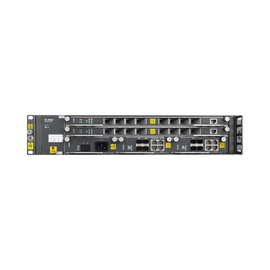 OLT Carrier Class Modular GPON, 2 Ranuras, 2 Tarjetas de 16 puertos GPON, 1 Fuente de CA, 2 UR