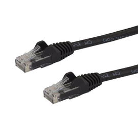 StarTech.com 100 ft Black Cat6 / Cat 6 Snagless Patch Cable 100ft - Patch cable - RJ-45 (M) to RJ-45 (M) - 30.5 m - UTP - CAT 6 - snagless - black