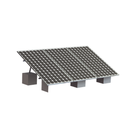 Montaje para 3 Panel Solar, Riel 