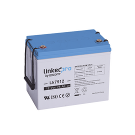 Batería 12 Vcc / 75 Ah / UL / Tecnología AGM-VRLA / Para uso en equipo electrónico / Sistemas de emergencia y aplicaciones fotovoltaicas Terminales T3
