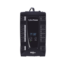 UPS de 900 VA/480 W, Topología Línea Interactiva, Entrada 120 Vca NEMA 5-15P, Tipo Gabinete Compacto, Con 12 Tomas NEMA 5-15R