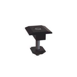 Sujetador Intermedio 30 mm para montaje de paneles solares en riel 5 Y 8 con anodizado negro
