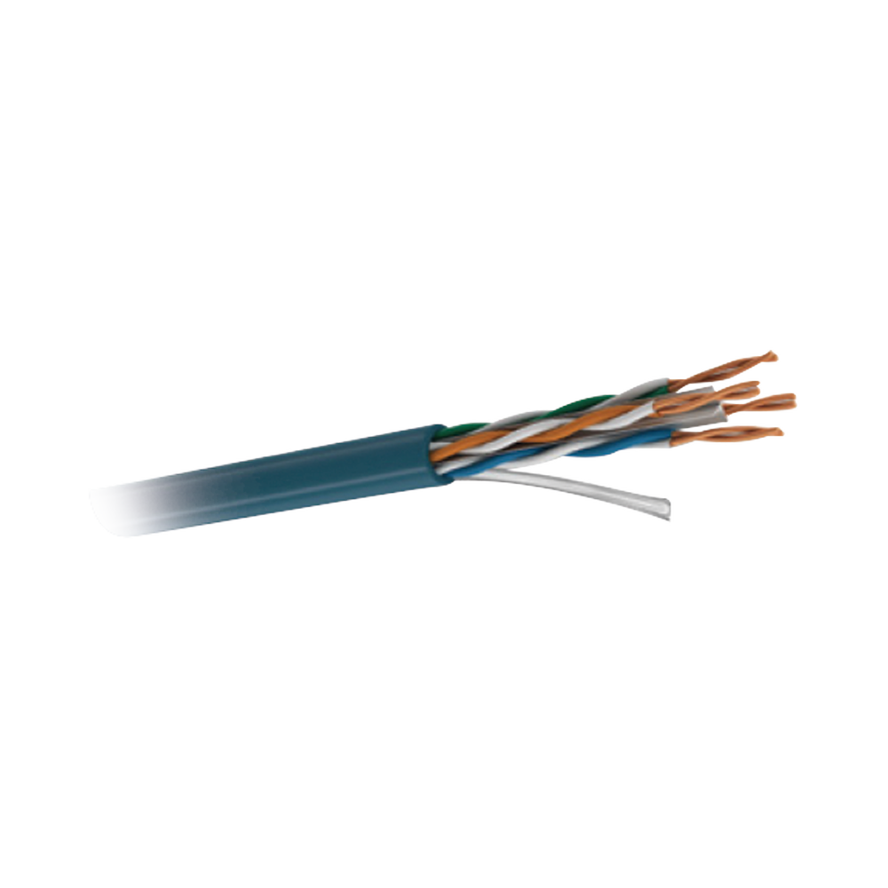 Bobina de 305 m de cable de cobre para interior sin blindaje Ultra Cat6 4 pares 23 AWG