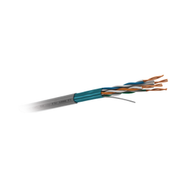 CABLE BLINDADO P/NTERIOR  CAT. 6A  4 PARES CAL. 23 AWG.  CMR