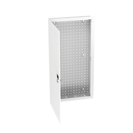 Gabinete Multi-Propósito de Montaje en Pared, de 28 in de Altura, Con Puerta Reversible, Fabricado en Acero, Color Blanco