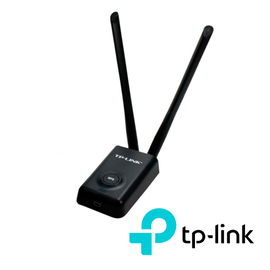 Adaptador de alta potencia USB inalámbrico N 300 Mbps 2.4 GHz con 2 antenas externas de 5 dBi Adaptador de alta potencia USB inalámbrico N 300 Mbps 2.4 GHz con 2 antenas externas de 5 dBi