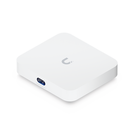 UniFi Cloud Gateway, Router multiWAN para balanceo/failover / Integra UniFi Network para administrar hasta 30 dispositivos UniFi, (1) puerto WAN 1/2.5 GbE y (4) puertos LAN GbE