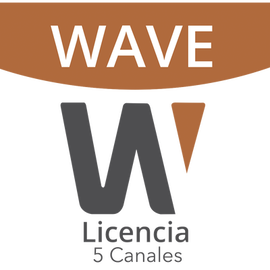 Licencia de 5 Canales de Wisenet Wave Profesional