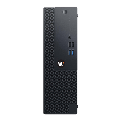 Estación de trabajo cliente Wave con 3 salidas de video Intel Core i3 (13th Gen), 8GB RAM, 256 SSD, Windows 10 IoT, Nvidia Quadro T400 GPU