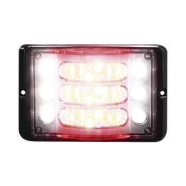 Luz direccional de 3 niveles rojo/claro