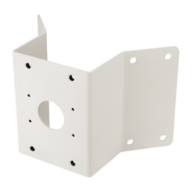 Adaptador de esquina compatible con montaje de pared SBP-300WM1, para domos fijos y PTZ Wisenet en interior o exterior