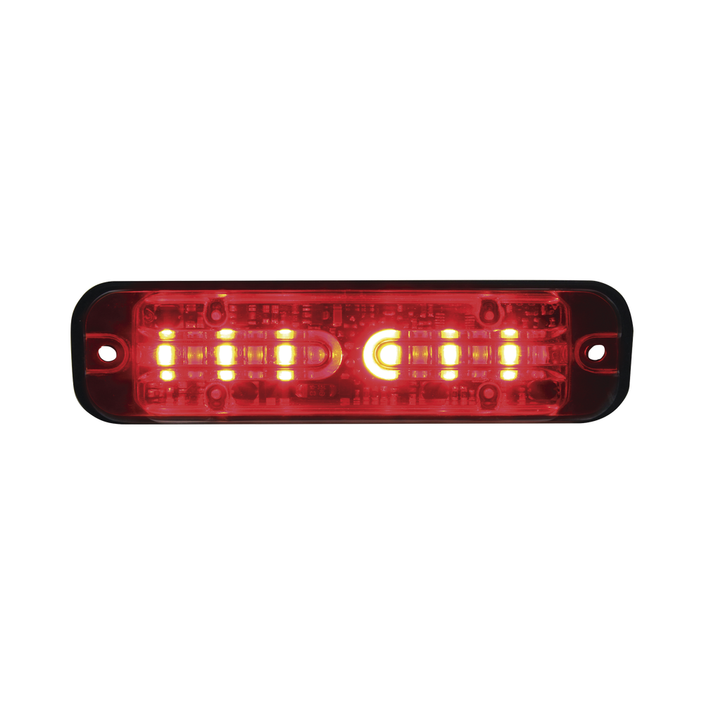 Luz roja de advertencia ámbar SAE Clase I
