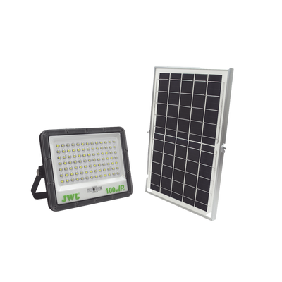 Reflector con Panel Solar 300 W /  Batería 3.2  V CD / T.C.C. 6 500 K / IP66.
