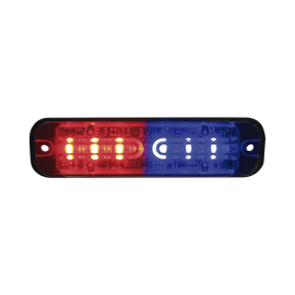 Luz de advertencia rojo azul SAE Clase I