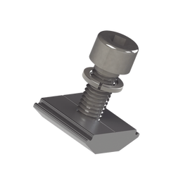 Conector N con tornillo para fijación en riel 5 y 8