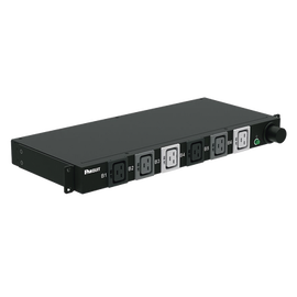 PDU Básico para Distribución de Energía, Plug de Entrada Trifásico CS8365C, Con 6 Contactos C19, Instalación Horizontal de 19in, 1UR, 50 Amp, 208 Vca