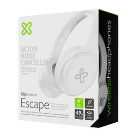 Audífonos Escape KNH-300BK ANC con tecnología inalámbrica compatible con Bluetooth