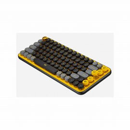Teclado Mecánico Logitech POP Keys con teclas Emoji - Color: Amarillo Explosivo (ESP)