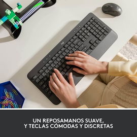 Teclado Inalámbrico Signature K650 Logitech - Bluetooth 5.1 – Color Grafito