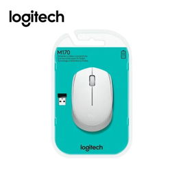 Mouse Inalámbrico M170 – Diestro y Zurdo - Receptor Inalámbrico USB 2.4 GHz – Color Blanco Hueso