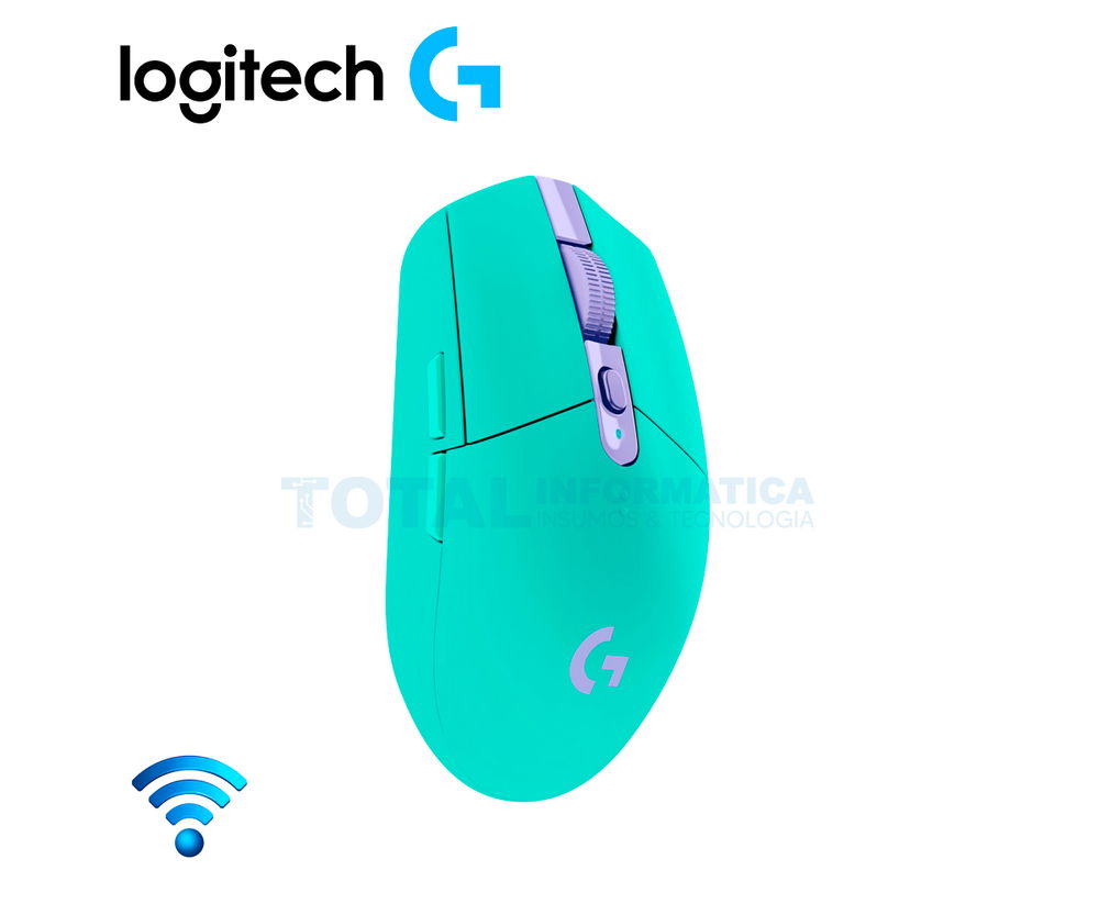 Mouse Óptico G G305 Logitech – Inalámbrico USB 2.4 GHz – Color Menta