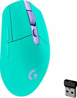 Mouse Óptico G G305 Logitech – Inalámbrico USB 2.4 GHz – Color Menta