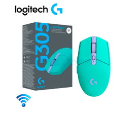 Mouse Óptico G G305 Logitech – Inalámbrico USB 2.4 GHz – Color Menta