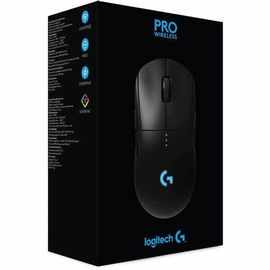 Mouse Inalámbrico Óptico G Pro Logitech – Receptor USB 2.4 GHz Lightspeed - Ambidiestro