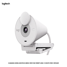 Cámara Web BRIO 300 Logitech - 1920 x 1080 - 1080p - 720p - audio - USB-C