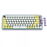 Teclado Inalámbrico POP Keys Logitech USB - Bluetooth LE - Bluetooth 5.1 - Diseño Ergonómico Color Morado