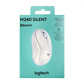 Mouse Inalámbrico Silencioso M240 Logitech – Color Blanco Hueso