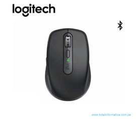 Mouse Logitech Óptico MX Anywhere 3S - Recargable - Inalámbrico - USB - 8000PDI - Color Grafito