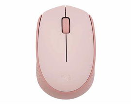 Mouse Óptico Inalámbrico M170 Logitech con Receptor inalámbrico USB 2.4 GHz - Color Rosado 