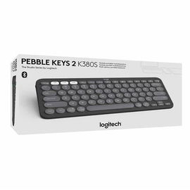 Teclado Bluetooth Pebble Keys 2 K380s Logitech Color Grafito