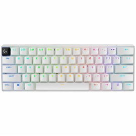 Teclado inalámbrico LIGHTSPEED para Video Juegos Color Blanco