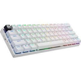 Teclado inalámbrico LIGHTSPEED para Video Juegos Color Blanco