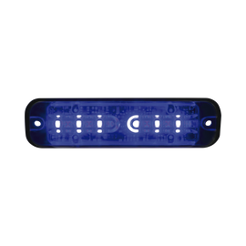 Luz azul de advertencia ámbar SAE Clase I