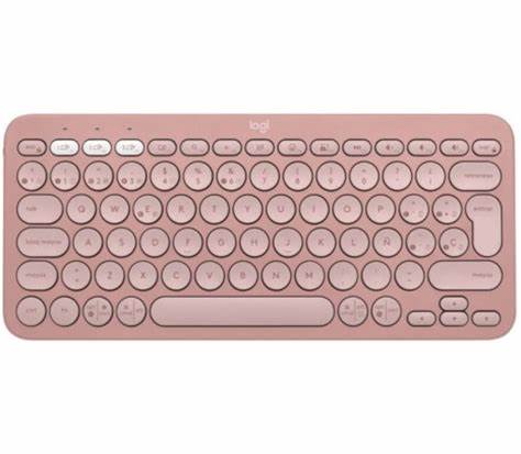Teclado Pebble Keys 2 K380s Color Rosado