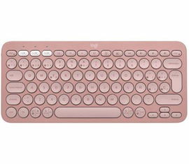 Teclado Pebble Keys 2 K380s Color Rosado