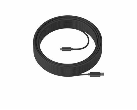 Cables USB 3.2 ópticos activos logitech ctive Optical Cable (AOC), plenum - para Room Solution Huddle, Large