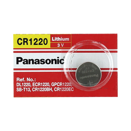 Batería de Litio tipo Moneda 3V / CR1220 / 35mAh / Recomendado para DVR´s epcom y HIKVISION