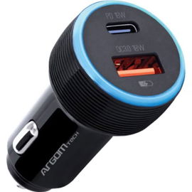 Cargador ArgomTech Force C1 Auto Dual Para Carro