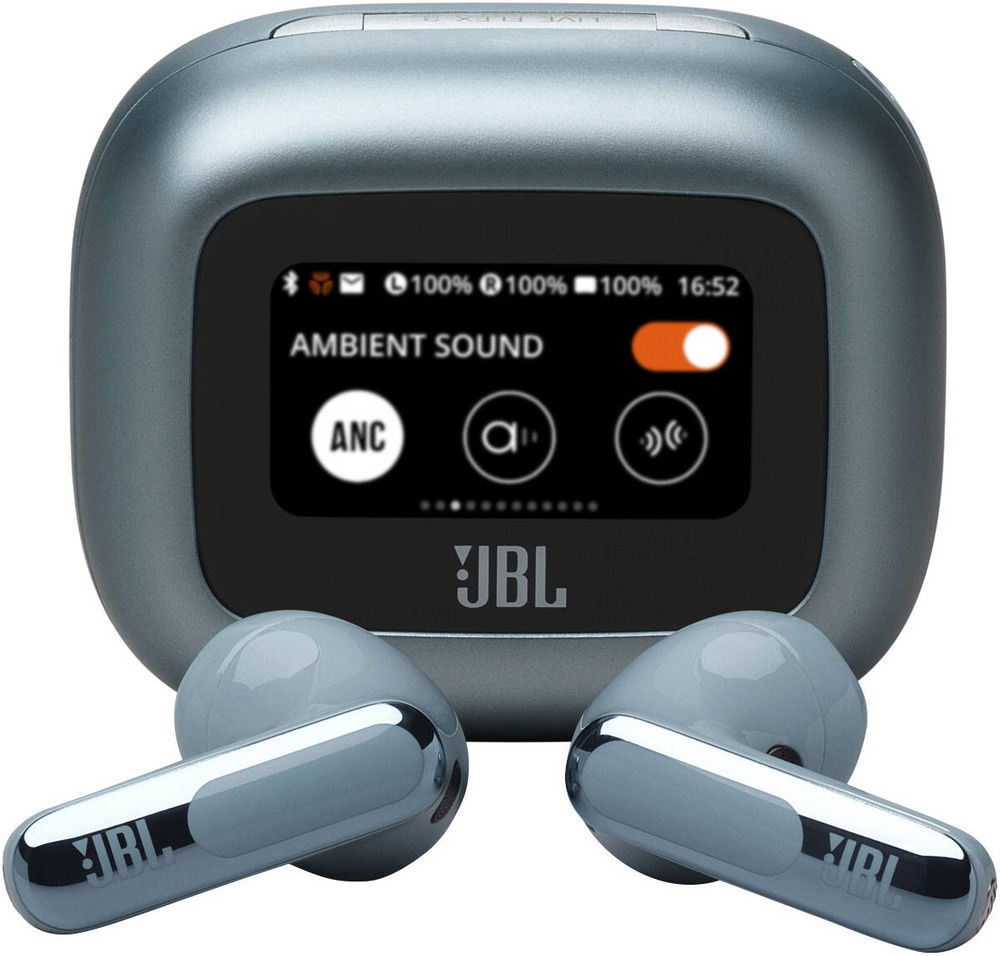 JBL Live Flex 3 – Auriculares inalámbricos con cancelación de ruido y sonido Hi-Res. Hasta 50 horas de reproducción, 10 horas en los auriculares y 40 más en el estuche.