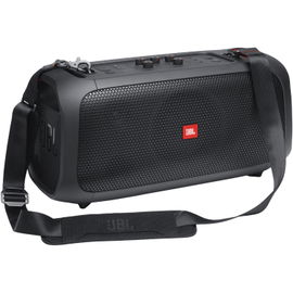 JBL PartyBox On-the-Go Essential – Altavoz portátil inalámbrico Bluetooth de 100 vatios. Sonido potente de 2 vías, ideal para fiestas. Diseño compacto y resistente, en color negro.