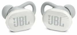 JBL Endurance Race – Auriculares inalámbricos Bluetooth con micrófono, diseño intraaural, color blanco