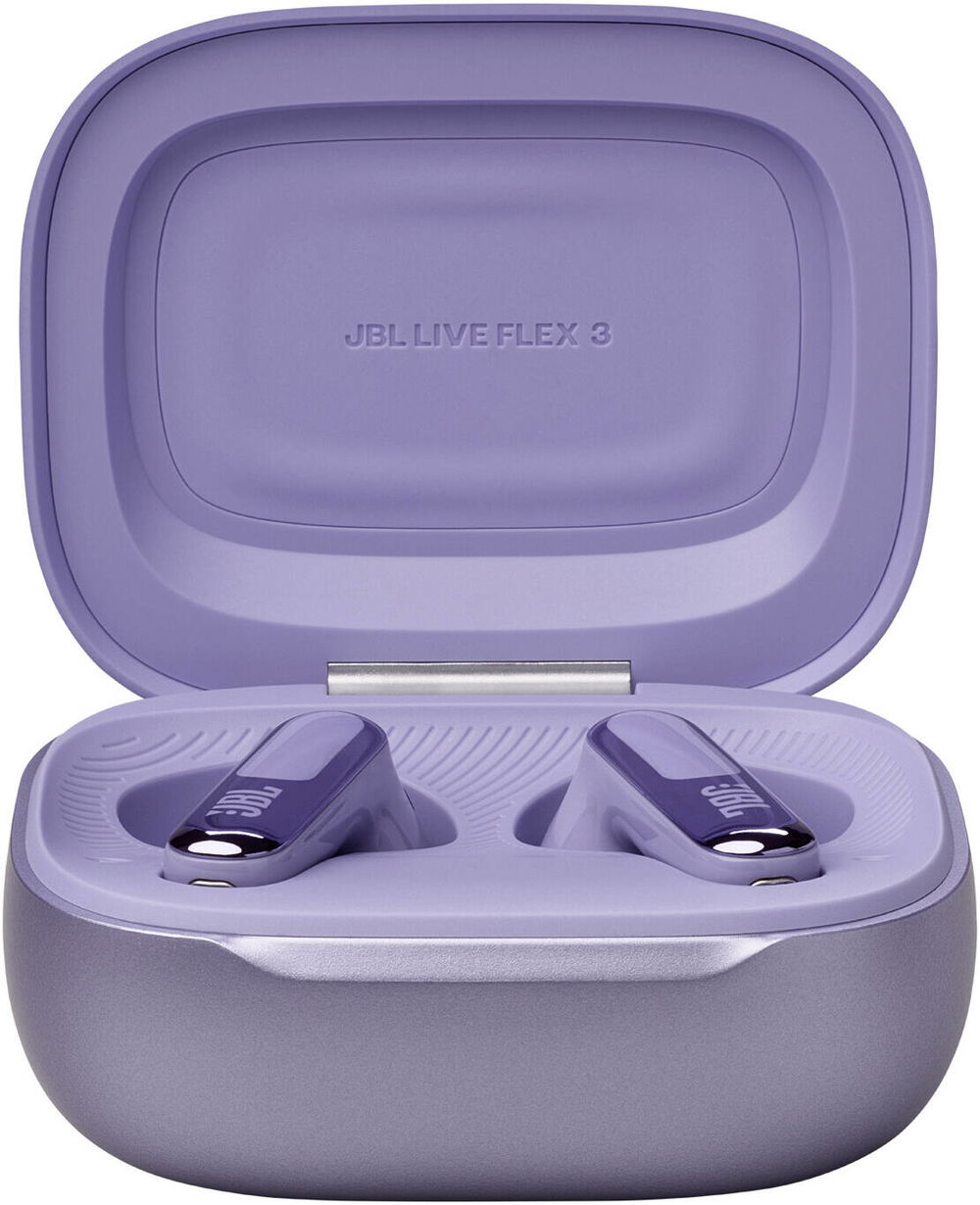 JBL LIVE Flex 3 – Auriculares True Wireless, sonido JBL Pure Bass, color morado JBL LIVE Flex 3 – Auriculares True Wireless, sonido JBL Pure Bass, color morado